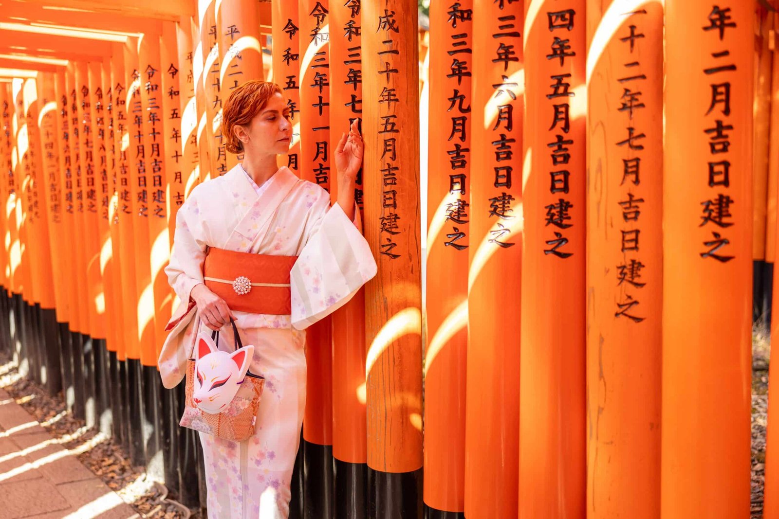 Kalu em Fusihimi Inari, templo em Kyoto